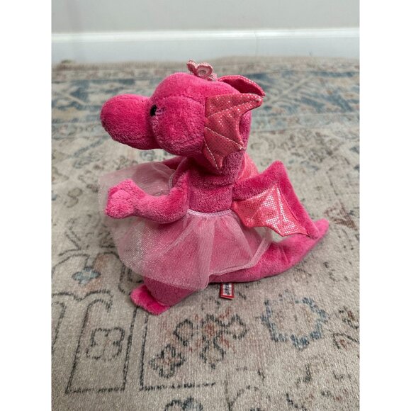 Pink Douglas Plush Dragon Toy With Tutu & Sparkly Wings - Picture 11 of 11